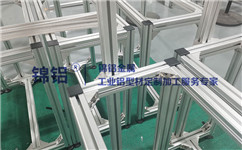 工业铝型材框架角件的安装